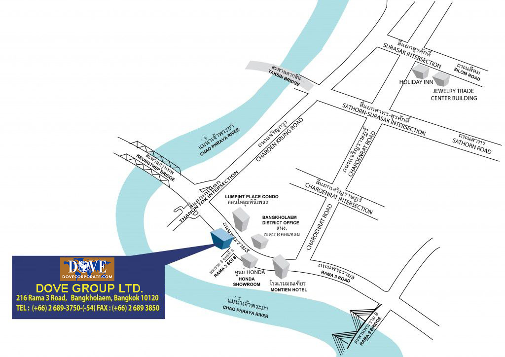 DOVE GROUP Head Office map