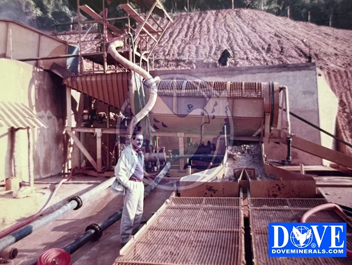 Dr. Fillip Sharifi in DOVE ruby mine in Vietnam
