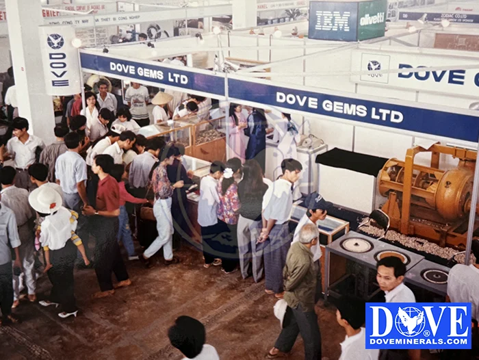 DOVE Gems at Vietnam exhibition 1993 DOVE Gems at Vietnam exhibition 1993