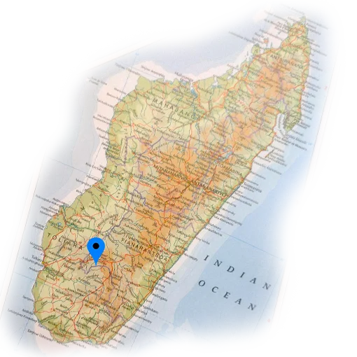Madagascar Ilakaka map