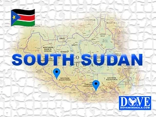 DOVE MINERALS MAP SOUTH SUDAN