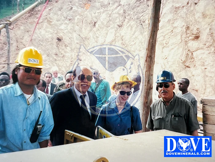 DOVE Rwanda mining project opening