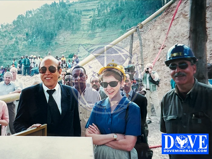 DOVE Rwanda mining project inauguration
