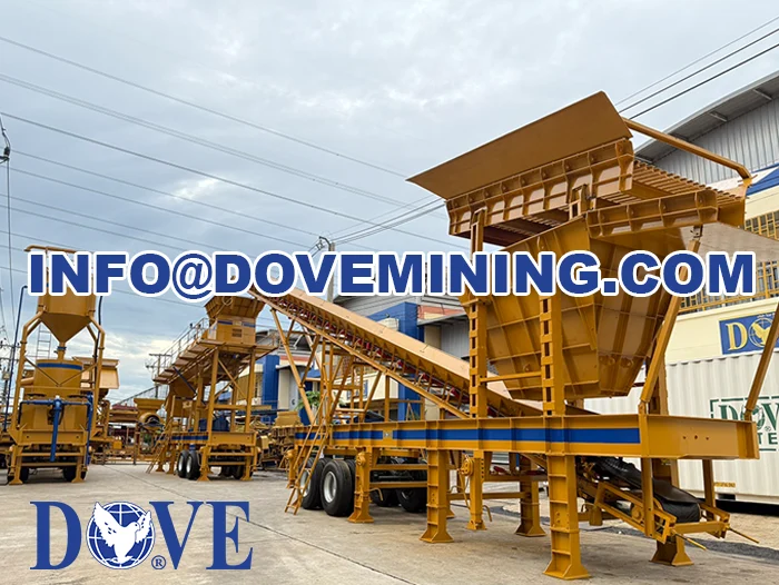 DOVE SUPERMINER Mobile Alluvial Gold Processing Plant