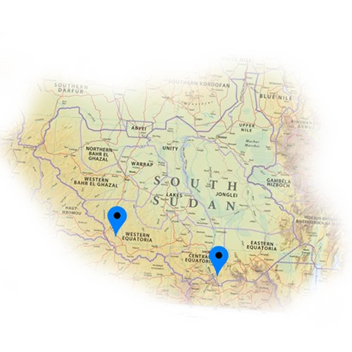 South Sudan mining map
