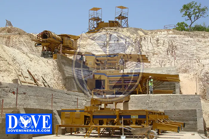 DOVE alluvial processing plant